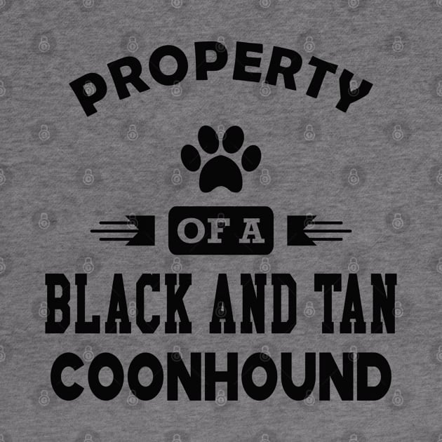 Black and tan coonhound dog - Property of a black and tan coonhound by KC Happy Shop